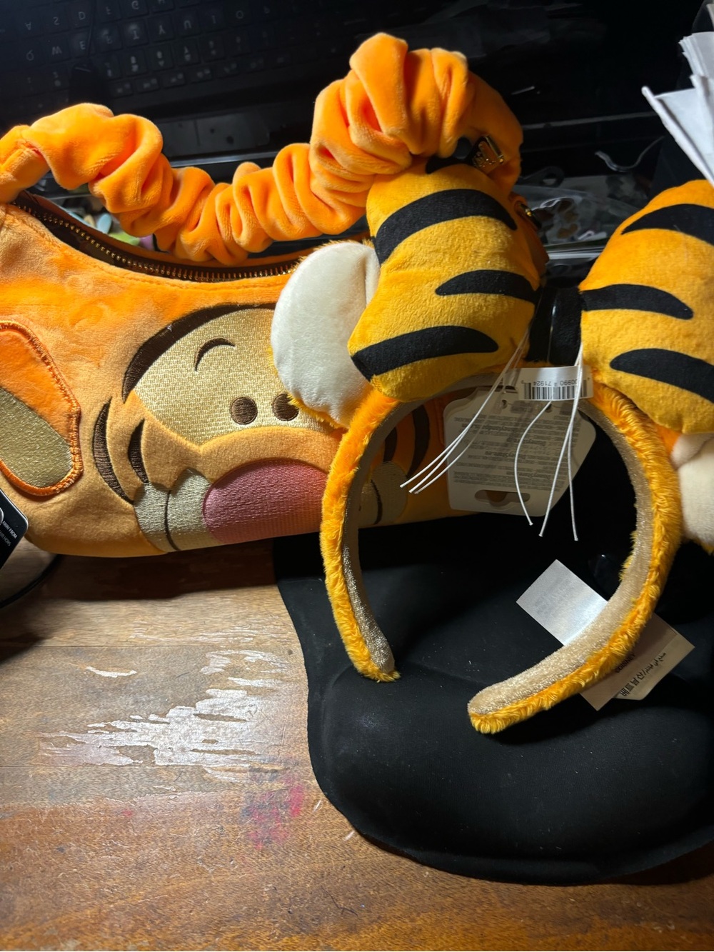 Loungefly , Winnie the Pooh, Tigger, Crossbody bag and ears headband set